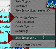 Netscape Navigator 4.04 right-click save: much safer!